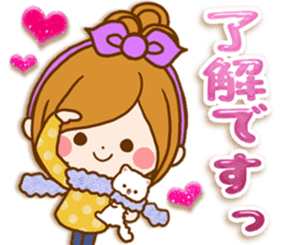 Leisurely a girlfriend happy Halloween sticker #12828417