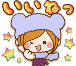 Leisurely a girlfriend happy Halloween sticker #12828419