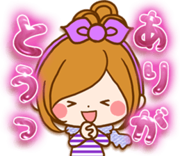 Leisurely a girlfriend happy Halloween sticker #12828422