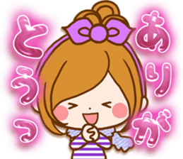 Leisurely a girlfriend happy Halloween sticker #12828422