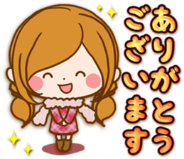 Leisurely a girlfriend happy Halloween sticker #12828425