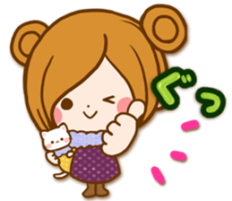 Leisurely a girlfriend happy Halloween sticker #12828441