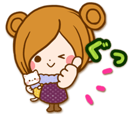 Leisurely a girlfriend happy Halloween sticker #12828441