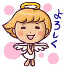 Cute angel Sticker 2 sticker #12828533