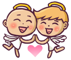 Cute angel Sticker 2 sticker #12828564