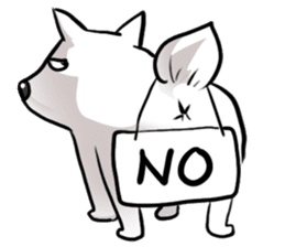 Smiley Samoyed speak Khmer sticker #12829062