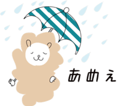cuddly sheep_japanese sticker #12829159