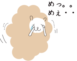 cuddly sheep_japanese sticker #12829165
