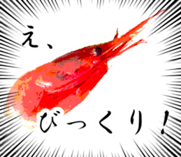 A deep-water shrimp sticker #12829363