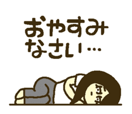 Girl at home sticker #12829533