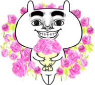 Facial force! Usadon. sticker #12830302