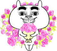 Facial force! Usadon. sticker #12830302