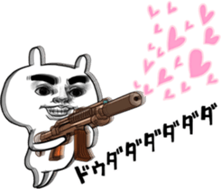 Facial force! Usadon. sticker #12830303