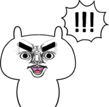 Facial force! Usadon. sticker #12830304