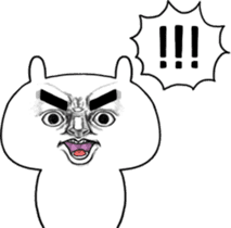 Facial force! Usadon. sticker #12830304