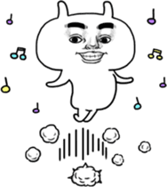 Facial force! Usadon. sticker #12830319