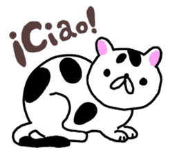 Spanish cats sticker #12830769