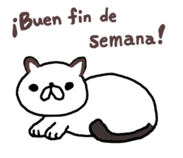 Spanish cats sticker #12830776