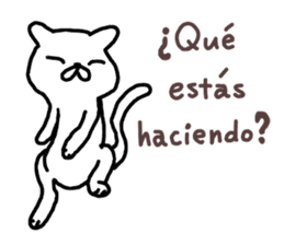 Spanish cats sticker #12830781