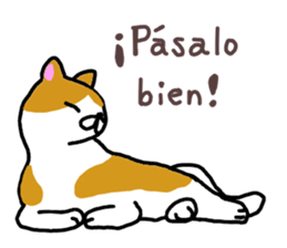 Spanish cats sticker #12830790