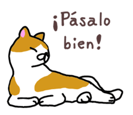 Spanish cats sticker #12830790