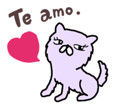 Spanish cats sticker #12830796