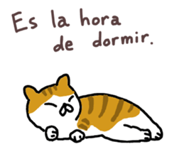 Spanish cats sticker #12830805