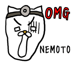 NEMOTO CAT sticker #12830823