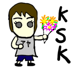 aya(mobappu series) sticker #12831972