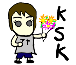 aya(mobappu series) sticker #12831972