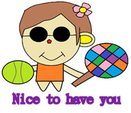 A small contingent polite in English sticker #12833050