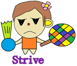 A small contingent polite in English sticker #12833051