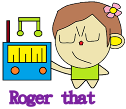 A small contingent polite in English sticker #12833054