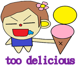 A small contingent polite in English sticker #12833060