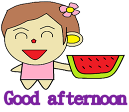 A small contingent polite in English sticker #12833077