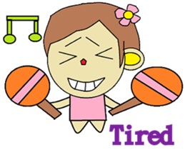 A small contingent polite in English sticker #12833079