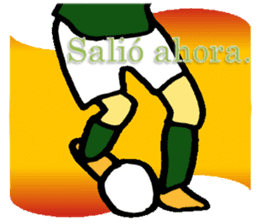 Soccer Player(Spanish) sticker #12833284