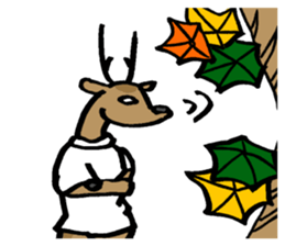 The deer in NARA sticker #12833696