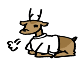 The deer in NARA sticker #12833697