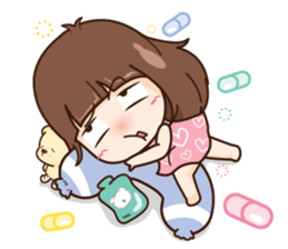 Milin a Cute office lady + sticker #12834169