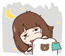 Milin a Cute office lady + sticker #12834180