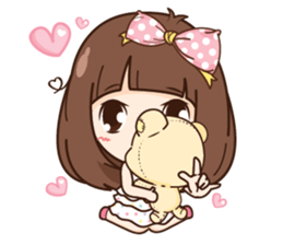 Milin a Cute office lady + sticker #12834188