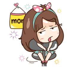 Milin a Cute office lady + sticker #12834202