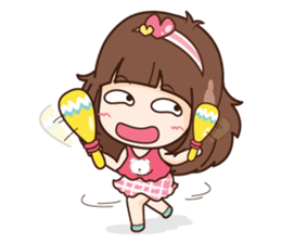 Milin a Cute office lady + sticker #12834203