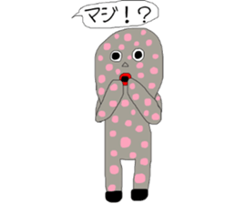 polka dots seijin sticker #12834419
