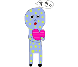 polka dots seijin sticker #12834444