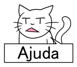 Brasil gato sticker #12834526