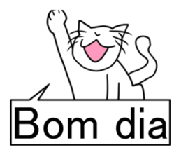 Brasil gato sticker #12834529