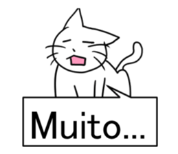 Brasil gato sticker #12834536