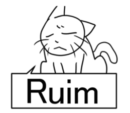 Brasil gato sticker #12834542